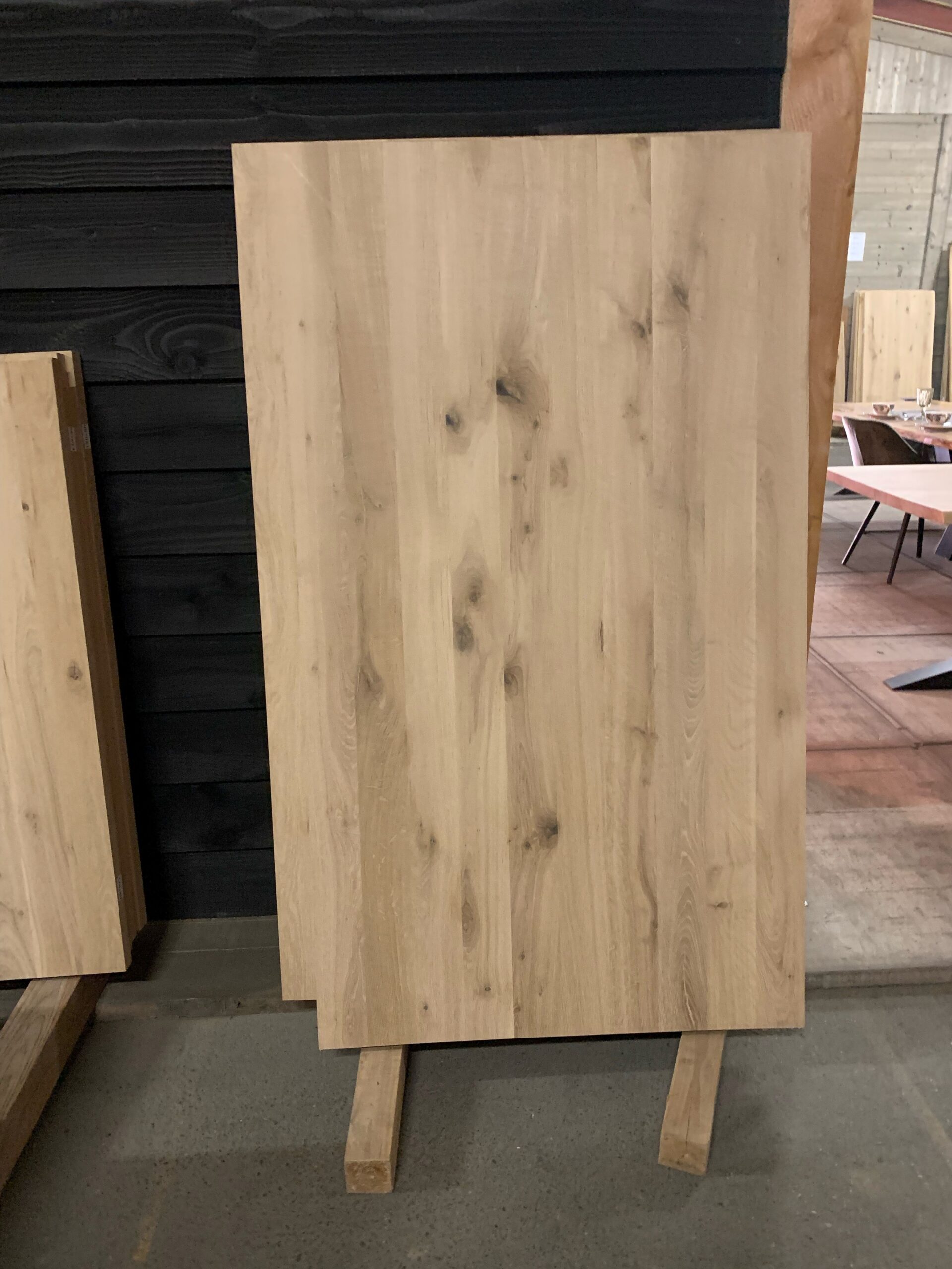 passagier leveren Gelach Eiken tafelblad recht 160 x 90 - Houten Planken